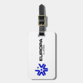 NASA Europa Clipper Logo 2-zijdig Bagagelabel (Voorkant verticaal)