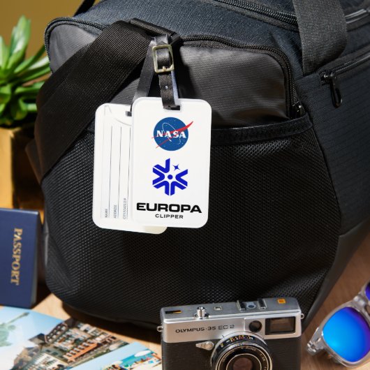 NASA Europa Clipper Logo Bagagelabel (Voorkant & Achterkant)