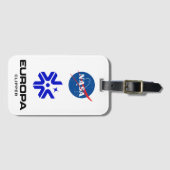 NASA Europa Clipper Logo Bagagelabel (Voorkant (horizontaal))