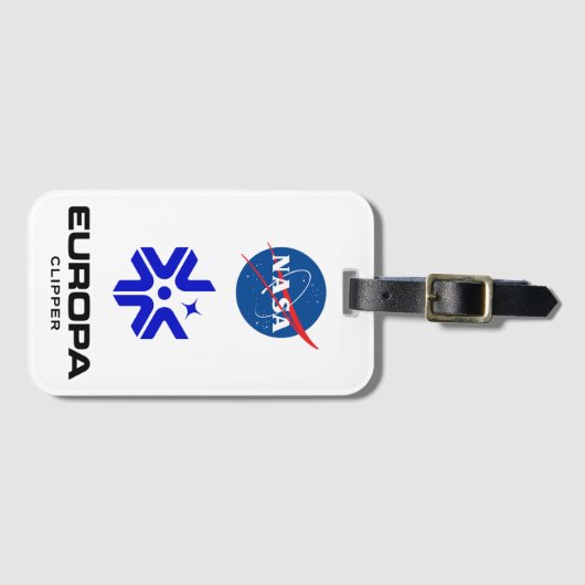 NASA Europa Clipper Logo Bagagelabel (Voorkant (horizontaal))