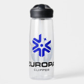 NASA Europa Clipper Logo Clear 25 oz Waterfles (Voorkant)