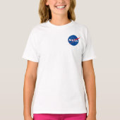NASA Europa Clipper Logo Rocket White Girls T-shirt (Voorkant)