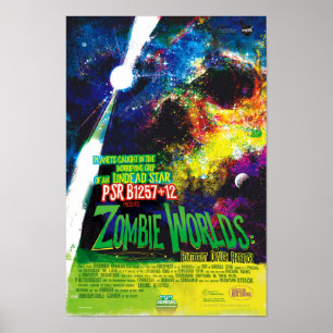 NASA Exoplaneet Reisburo Zombie Werelden Poster
