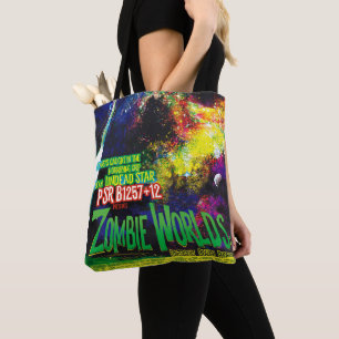 NASA Exoplaneet Reisburo Zombie Werelden Poster Tote Bag