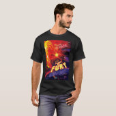 NASA Exoplanet Travel Bureau Flares of Fury T-shirt (Voorkant volledig)