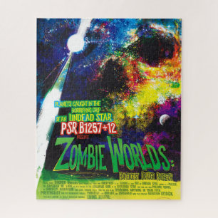 NASA Exoplanet Travel Bureau Zombie Worlds Poster Legpuzzel