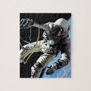 NASA First American Astronaut Spacewalk Photo Legpuzzel