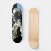 NASA First American Astronaut Spacewalk Photo Persoonlijk Skateboard (Voorkant)