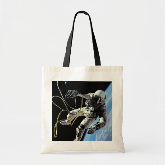 NASA First American Astronaut Spacewalk Photo Tote Bag (Voorkant)
