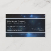 NASA Foto van Pleiades Stars - Visitekaartje (Achterkant)