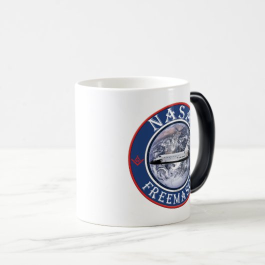 NASA Freemason Magische Mok (Voorkant rechts)