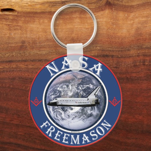 NASA Freemason Sleutelhanger (Voorkant)