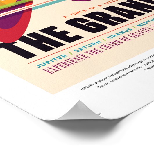 NASA Future Sci Fi Travel Poster - The Grand Tour (Hoek)