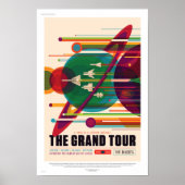 NASA Future Sci Fi Travel Poster - The Grand Tour (Voorkant)
