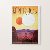 NASA Future Travel Poster - Relax op Kepler 16b Legpuzzel (Verticaal)