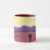 NASA Future Travel Poster - Relax op Kepler 16b Mok (Midden)