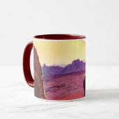 NASA Future Travel Poster - Relax op Kepler 16b Mok (Voorkant links)