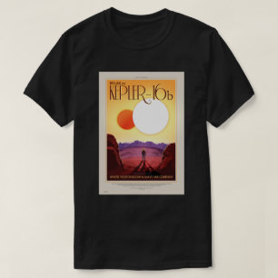 NASA Future Travel Poster - Relax op Kepler 16b T-shirt