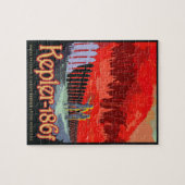 NASA Future Travel Sci Fi Poster - Kepler 186f Legpuzzel (Horizontaal)