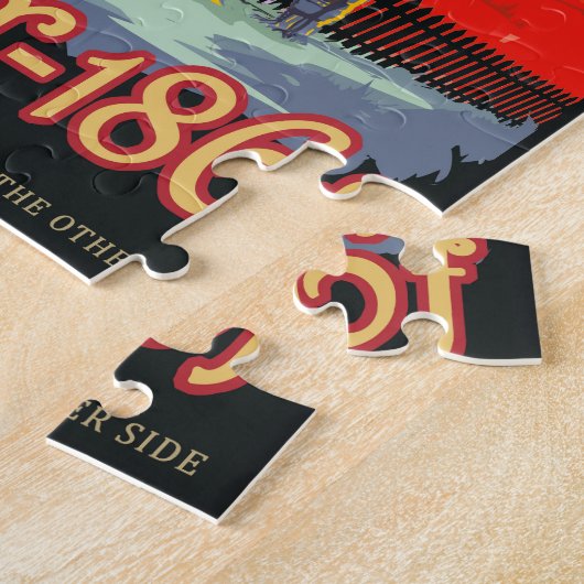 NASA Future Travel Sci Fi Poster - Kepler 186f Legpuzzel (Zijkant)