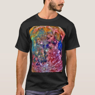 NASA - Galileo - maan - False Kleur T-shirt