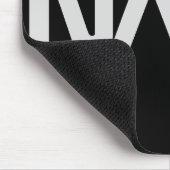 NASA Gray Worm Logo Muismat (Hoek)