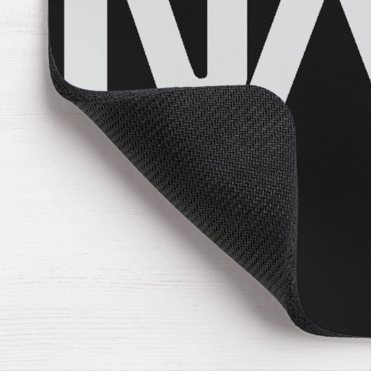 NASA Gray Worm Logo Muismat (Hoek)