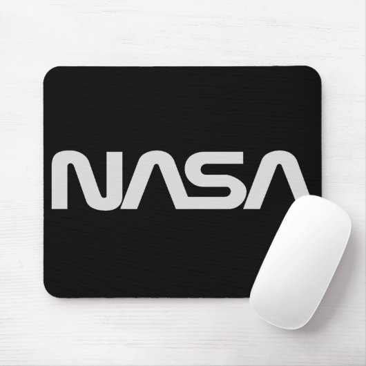 NASA Gray Worm Logo Muismat (Met muis)