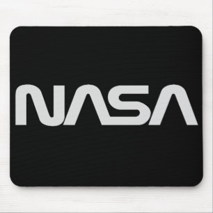 NASA Gray Worm Logo Muismat