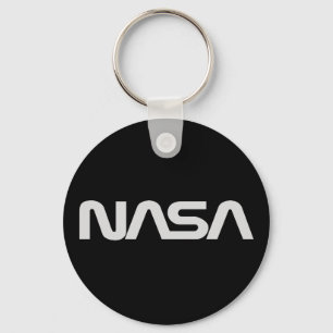 NASA Gray Worm Logo Sleutelhanger