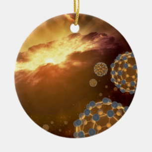 NASA grootste Molecule Buckyballen Keramisch Ornament
