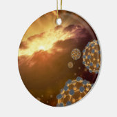 NASA grootste Molecule Buckyballen Keramisch Ornament (Links)
