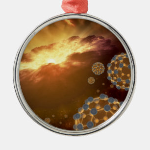 NASA grootste Molecule Buckyballen Metalen Ornament