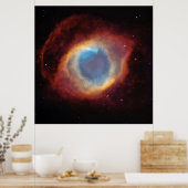 NASA / Helix Nebula / Aquarius / "Oogoog van God"  Poster (Keuken)