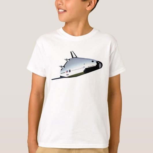 NASA Herbruikbaar lanceervoertuig Space Shuttle Co T-shirt (Voorkant)