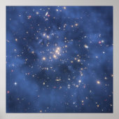 NASA - Hubble - Dark Matter Ring in Galaxy Cluster Poster (Voorkant)