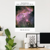 NASA / Hubble / Small Magellanic Cloud / NGC 346 Poster (Thuiskantoor)