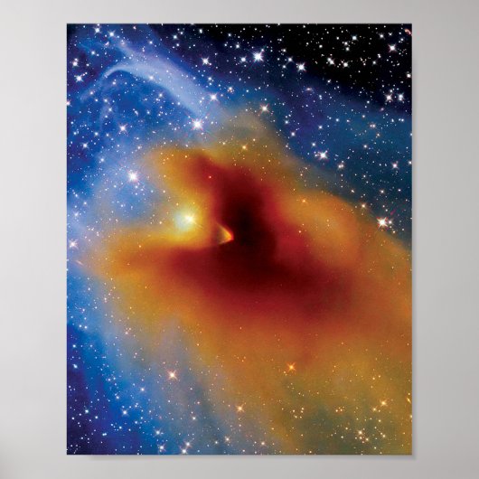 NASA Hubble Space Telescope CB 130-3 Stargeboorte Poster (Voorkant)
