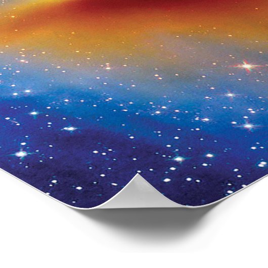 NASA Hubble Space Telescope CB 130-3 Stargeboorte Poster (Hoek)