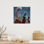 NASA Hubble Telescope Photo PIllars of Creation Poster (Keuken)
