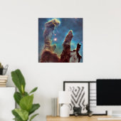 NASA Hubble Telescope Photo PIllars of Creation Poster (Thuiskantoor)
