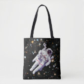 NASA Hubble Ultra Deep Field Astronaut ruimtewande Tote Bag (Voorkant)