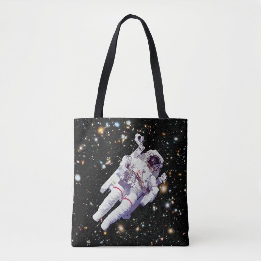 NASA Hubble Ultra Deep Field Astronaut ruimtewande Tote Bag (Voorkant)