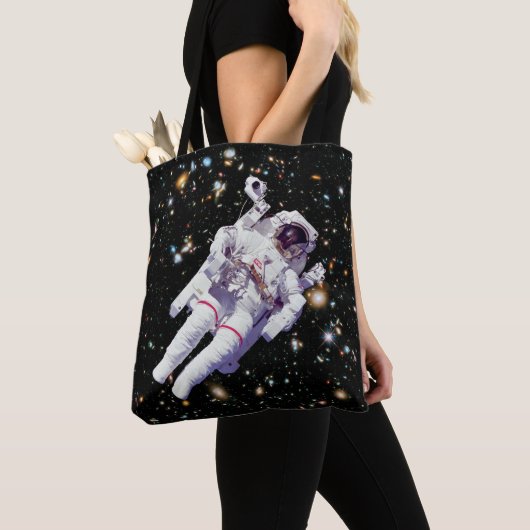 NASA Hubble Ultra Deep Field Astronaut ruimtewande Tote Bag (Dichtbij)