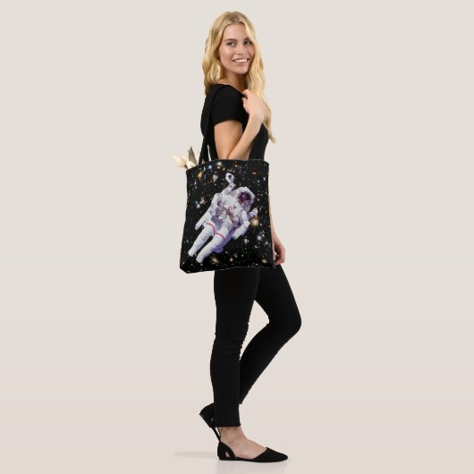 NASA Hubble Ultra Deep Field Astronaut ruimtewande Tote Bag (Op model)