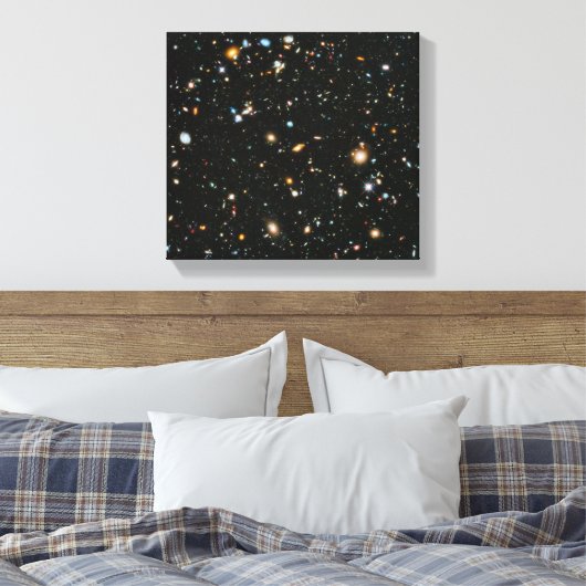 NASA Hubble Ultra Deep Field Galaxies Canvas Afdruk (Insitu (Slaapkamer))