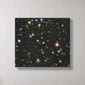 NASA Hubble Ultra Deep Field Galaxies Canvas Afdruk (Voorkant)