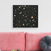 NASA Hubble Ultra Deep Field Galaxies Canvas Afdruk (Insitu (Woonkamer))