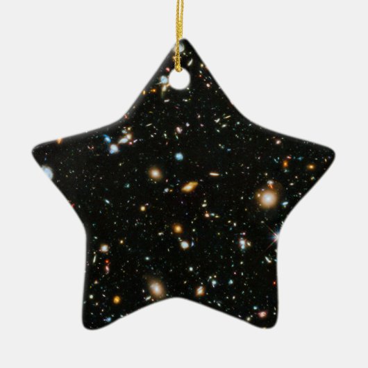 NASA Hubble Ultra Deep Field Galaxies Keramisch Ornament (Voorkant)