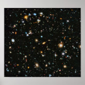 NASA Hubble Ultra Deep Field Galaxies Poster (Voorkant)
